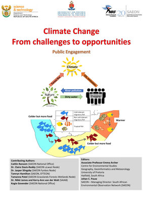 Climate change: from challenges to opportunities - public engagement booklet.